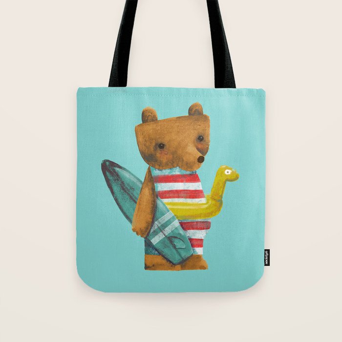 Summer Bear Tote Bag Gallery Image 1