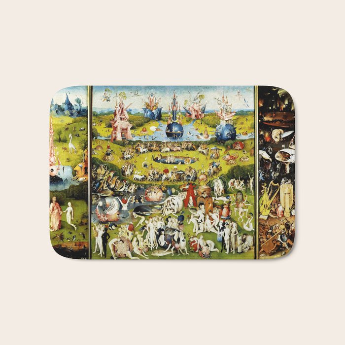 Bosch Garden Of Earthly Delights 3 Panel Bath Mat Gallery Image 1