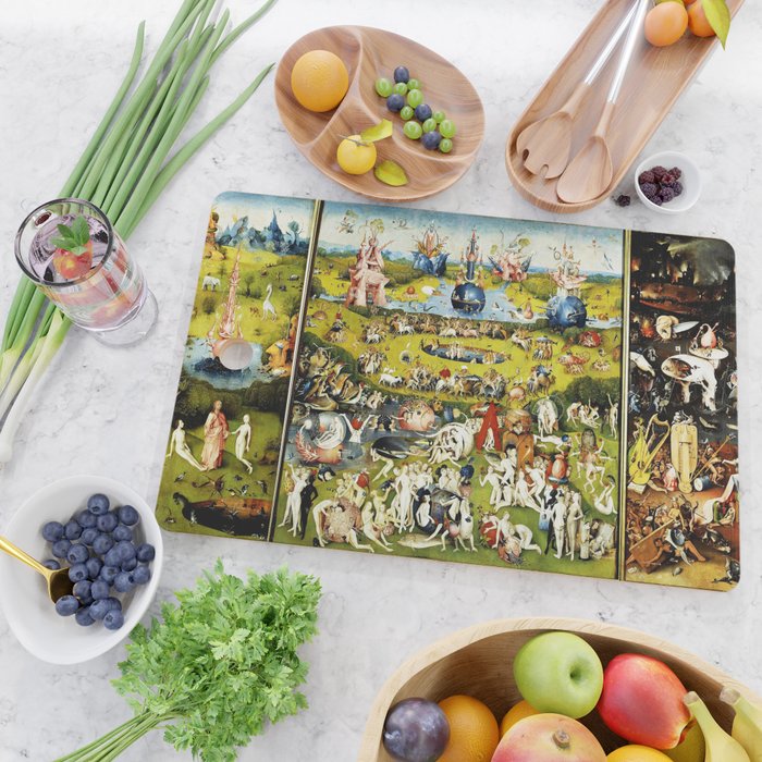 Bosch Garden Of Earthly Delights 3 Panel Cutting Board Gallery Image 2