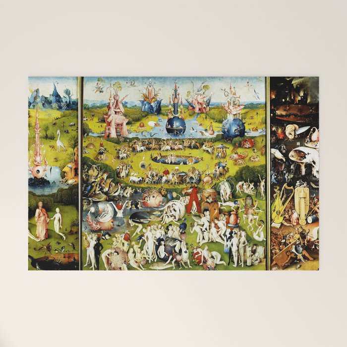 Bosch Garden Of Earthly Delights 3 Panel Welcome Mat Gallery Image 1