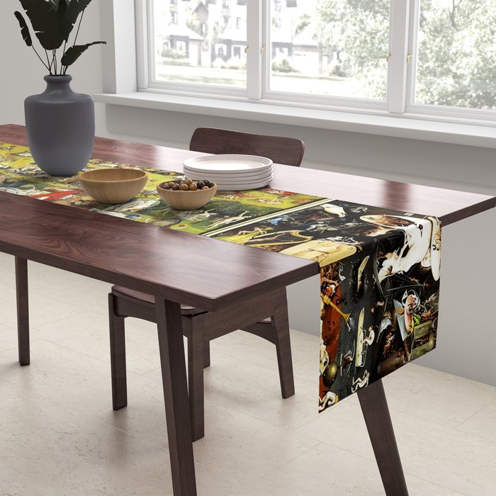 Bosch Garden Of Earthly Delights 3 Panel Table Runner Gallery Image 2