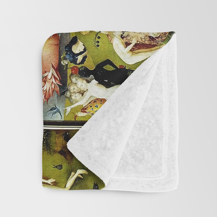Bosch Garden Of Earthly Delights 3 Panel Throw Blanket Gallery Image 3