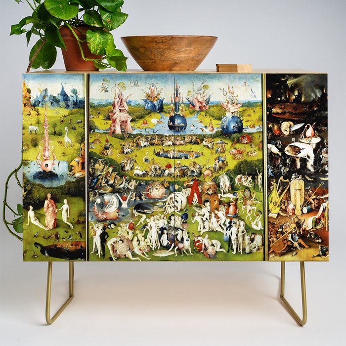 Bosch Garden Of Earthly Delights 3 Panel Credenza Gallery Image 1