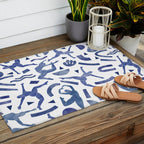 Simple shapes of women Outdoor Rug Gallery Image 2
