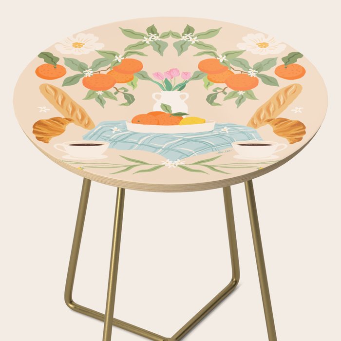 Breakfast and Flowers  Side Table Gallery Image 2