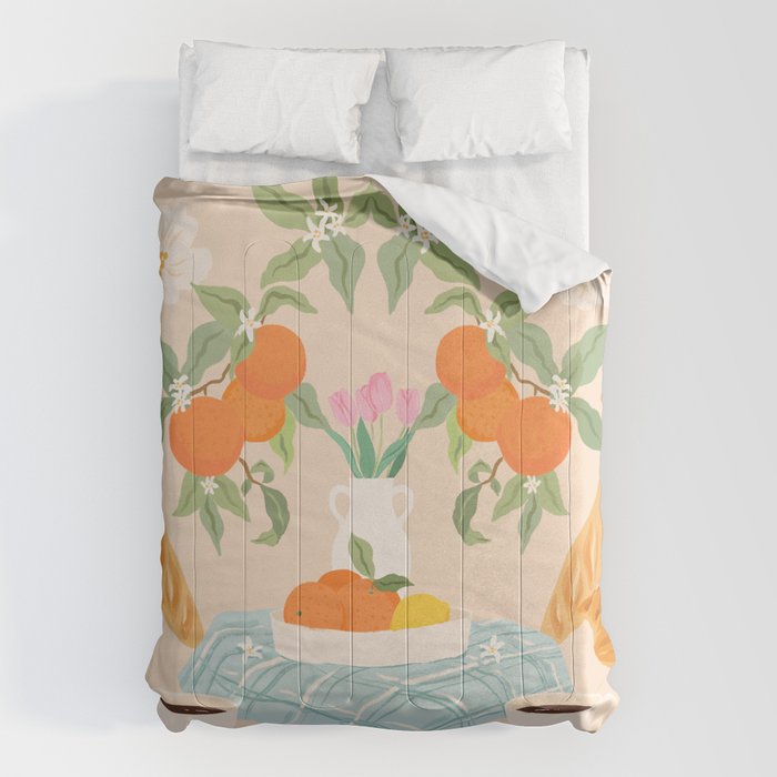 Breakfast and Flowers  Comforter Gallery Image 6