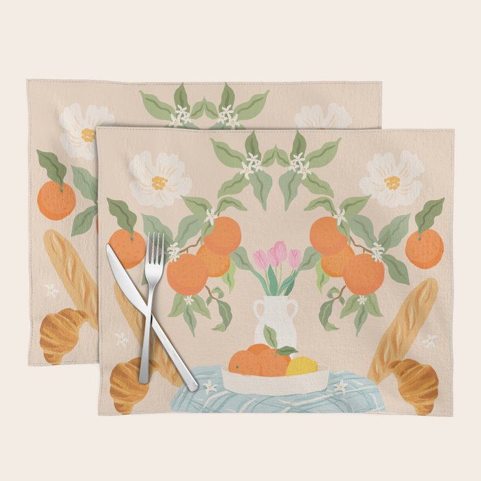 Breakfast and Flowers  Placemat Gallery Image 1