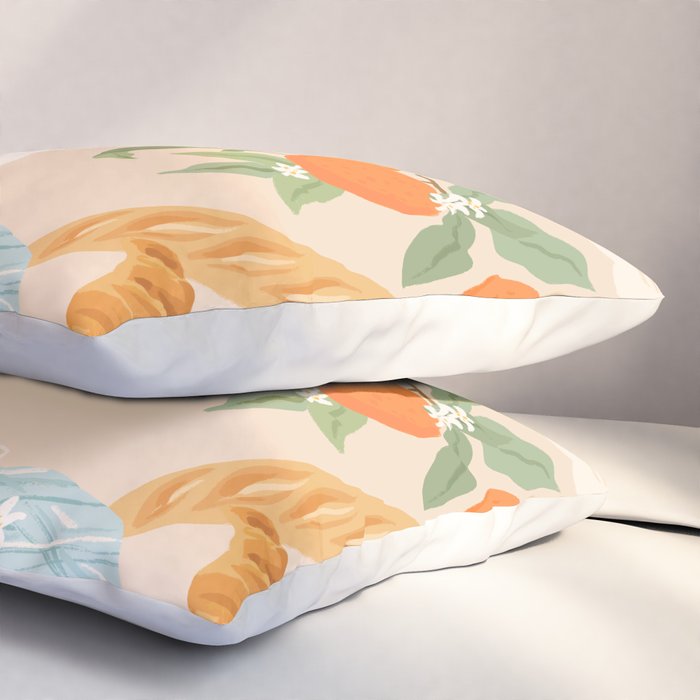 Breakfast and Flowers  Pillow Sham Gallery Image 3