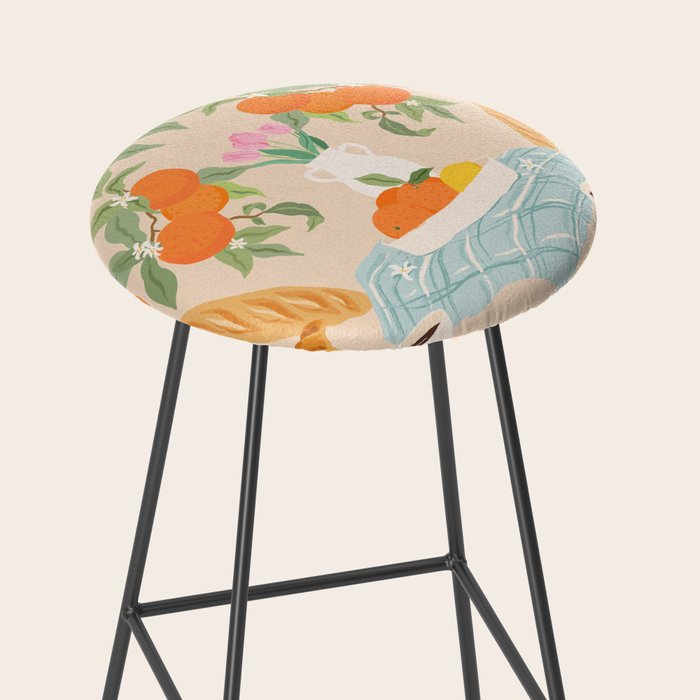 Breakfast and Flowers  Stool Gallery Image 2