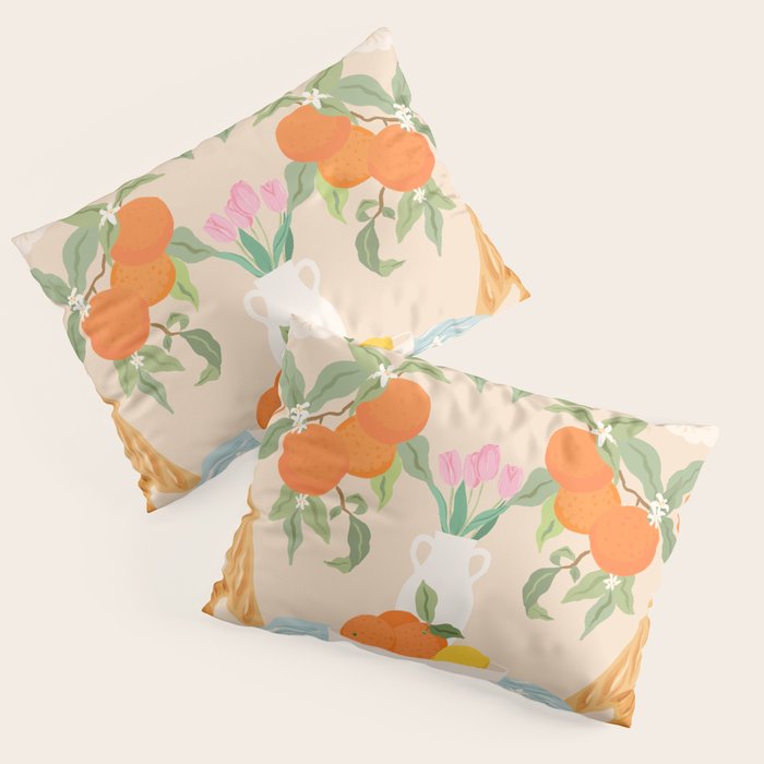 Breakfast and Flowers  Pillow Sham Gallery Image 3
