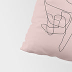 Blush Pinky Pillow Sham Gallery Image 4