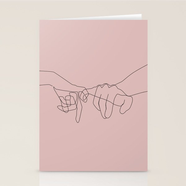 Blush Pinky Stationery Card Gallery Image 1