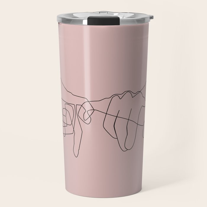 Blush Pinky Travel Mug Gallery Image 1