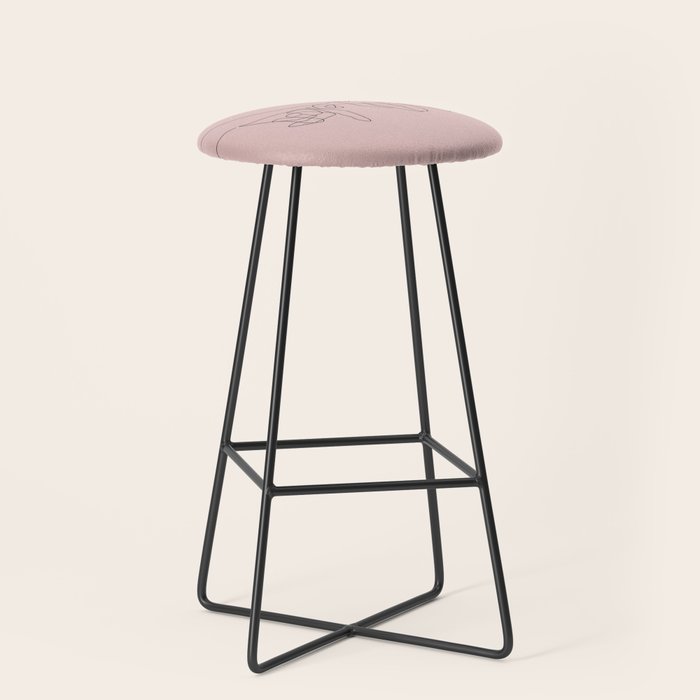 Blush Pinky Stool Gallery Image 1