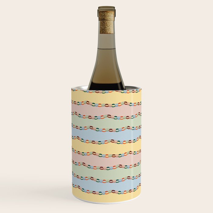 Pastel Paper Chains Wine Chiller Gallery Image 1