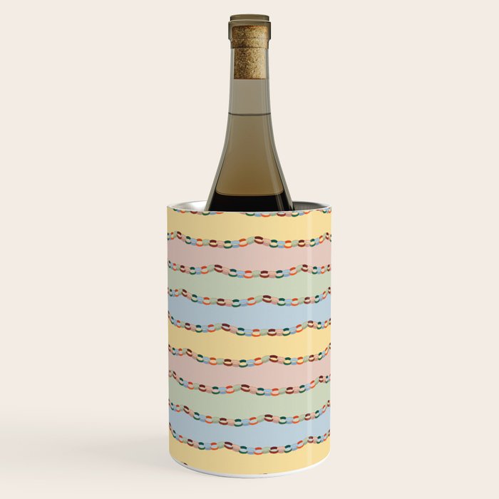 Pastel Paper Chains Wine Chiller Gallery Image 2
