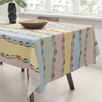 Pastel Paper Chains Tablecloth Gallery Image 3
