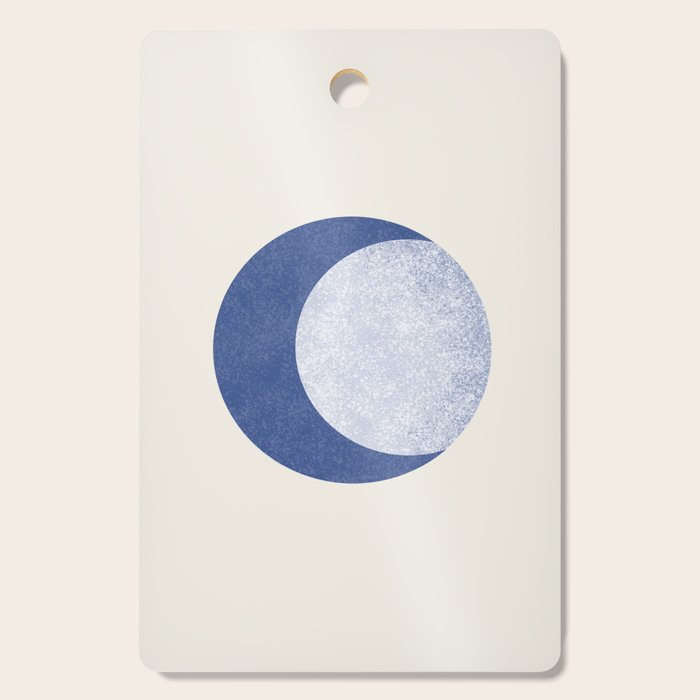 Moon Crescent - Blue Cutting Board Gallery Image 1