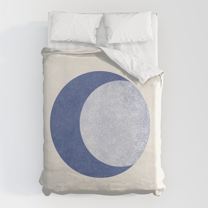 Moon Crescent - Blue Duvet Cover Gallery Image 6