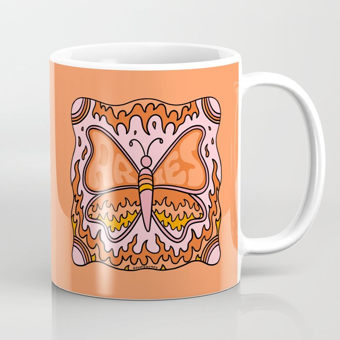 Aries Butterfly Coffee Mug Gallery Image 1