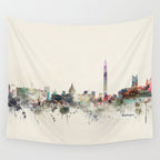 washington dc skyline Wall Tapestry Gallery Image 4