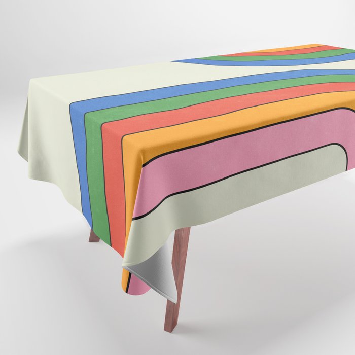 Retro Candy Arches Tablecloth Gallery Image 1