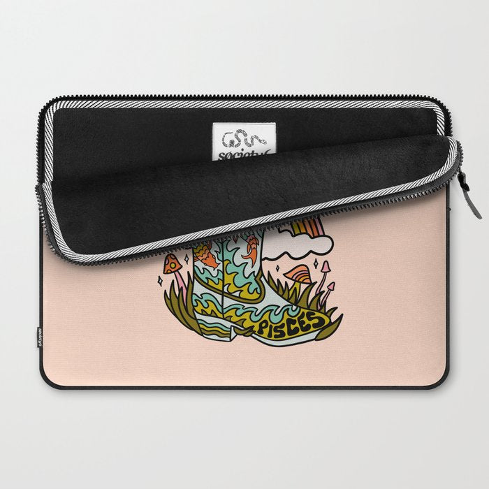 Pisces Cowboy Boots Laptop Sleeve Gallery Image 2