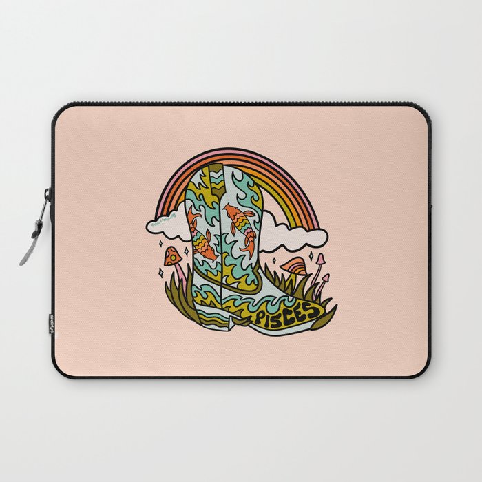 Pisces Cowboy Boots Laptop Sleeve Gallery Image 1