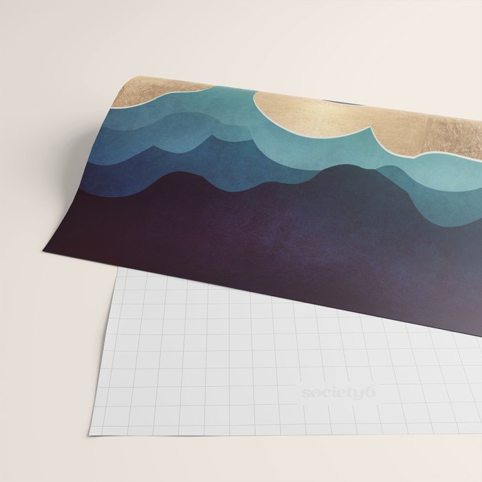 Indigo Spring Wrapping Paper Gallery Image 2
