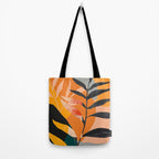 Abstract Art Tropical Leaves 108 Tote Bag Gallery Image 2