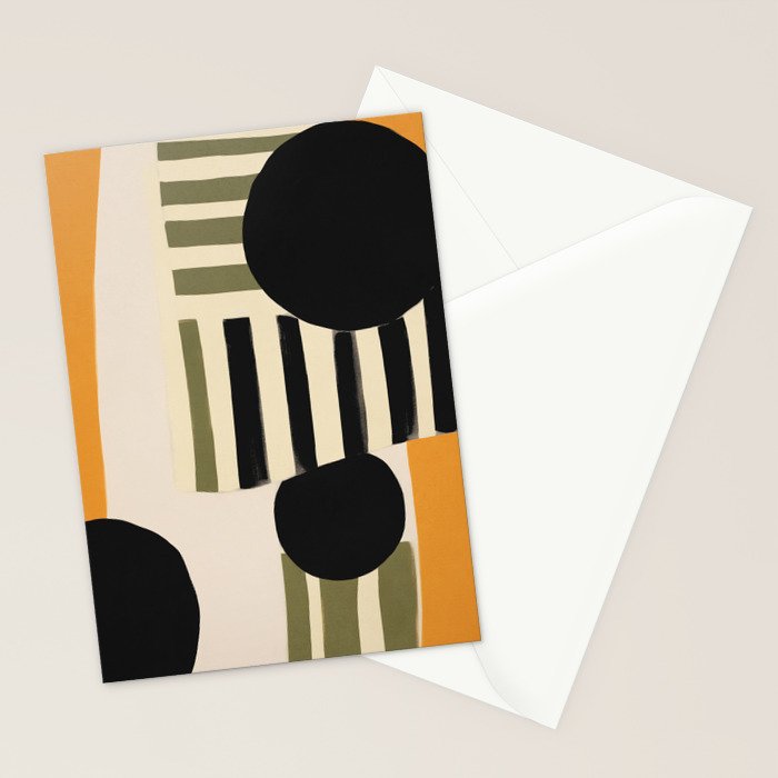 Stripes and Shapes I Stationery Card Gallery Image 2