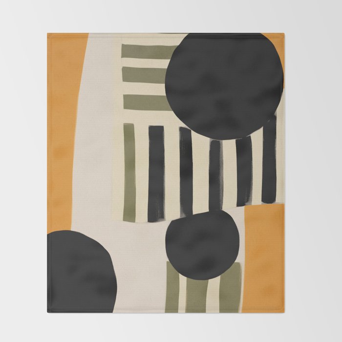 Stripes and Shapes I Throw Blanket Gallery Image 2