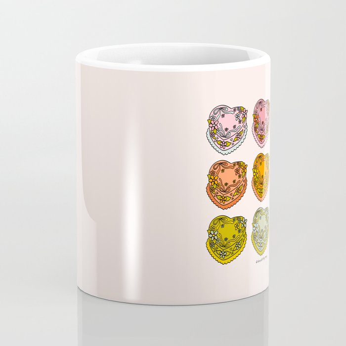 Rainbow Heart Cakes Coffee Mug Gallery Image 4