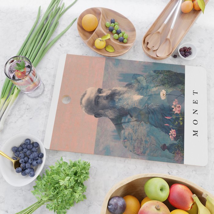 For Claude Monet - with border Cutting Board Gallery Image 2