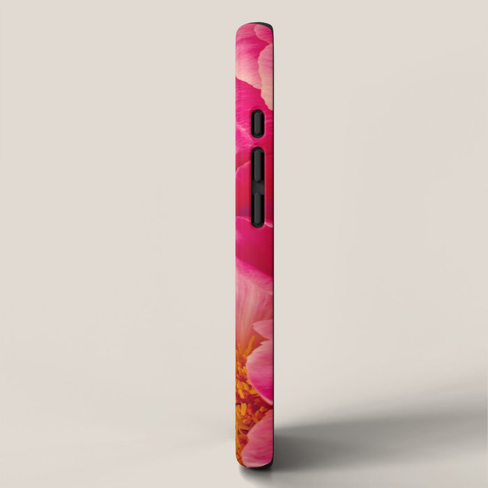 Hot Pink Peonies iPhone Case Gallery Image 2