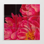 Hot Pink Peonies Wood Wall Art Gallery Image 1