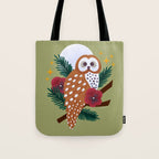Owl - Crepuscular Critters Tote Bag Gallery Image 1