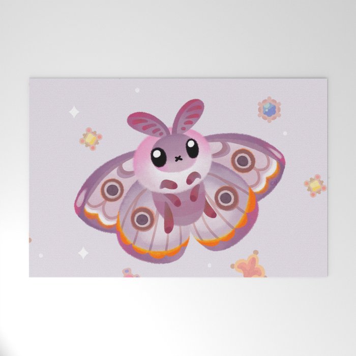 Marbled Emperor Moth Welcome Mat Gallery Image 1