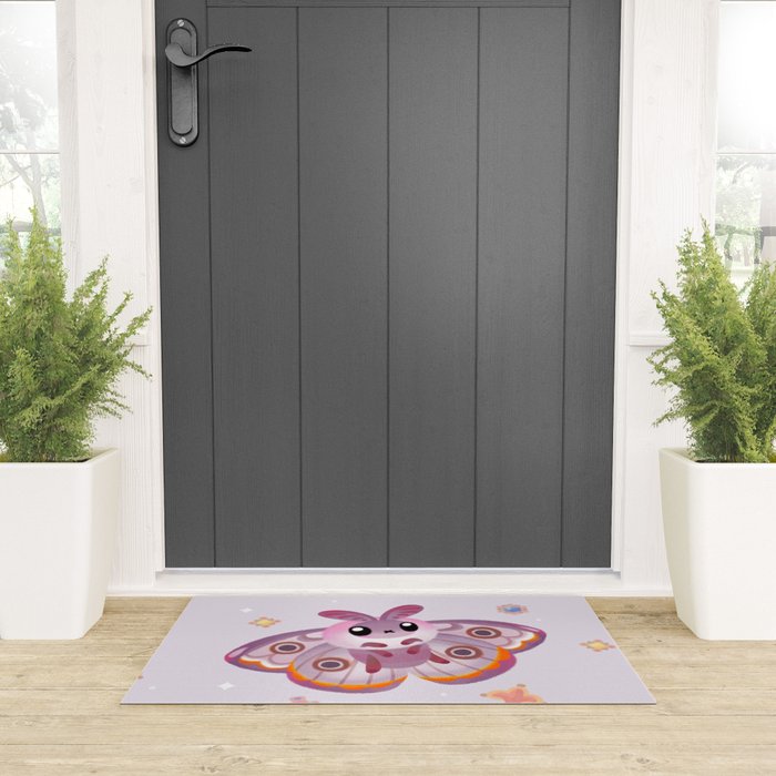 Marbled Emperor Moth Welcome Mat Gallery Image 3