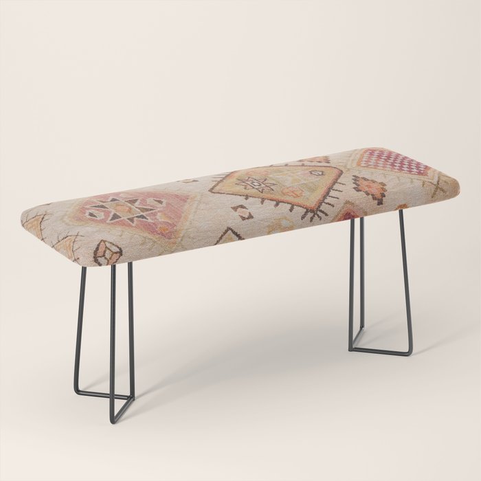Moroccan Vintage Design Bench Gallery Image 1