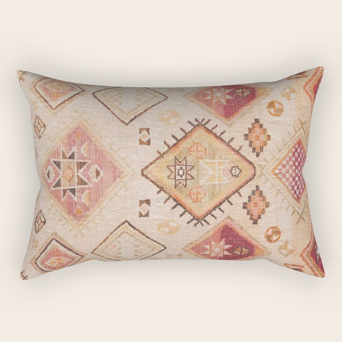 Moroccan Vintage Design Rectangular Pillow Gallery Image 1