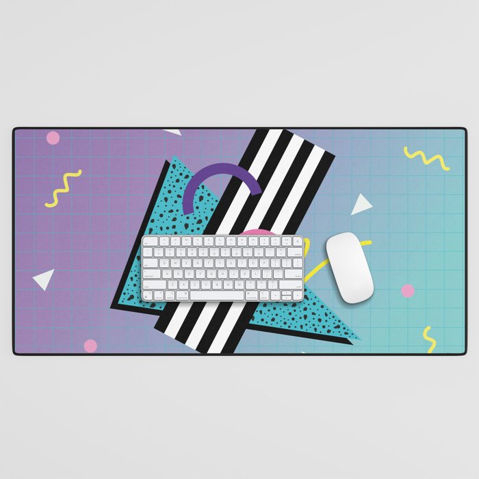 Memphis pattern 58 - 80s / 90s Retro Desk Mat Gallery Image 1