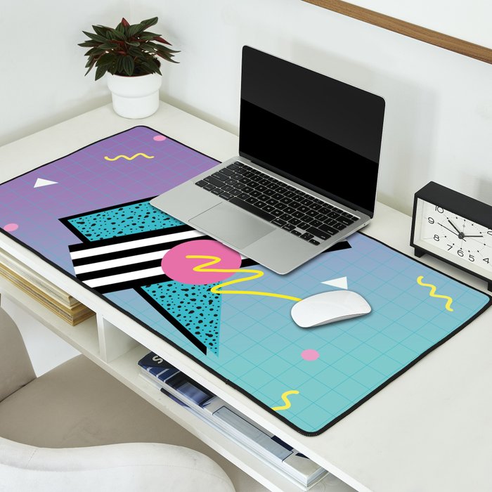 Memphis pattern 58 - 80s / 90s Retro Desk Mat Gallery Image 2