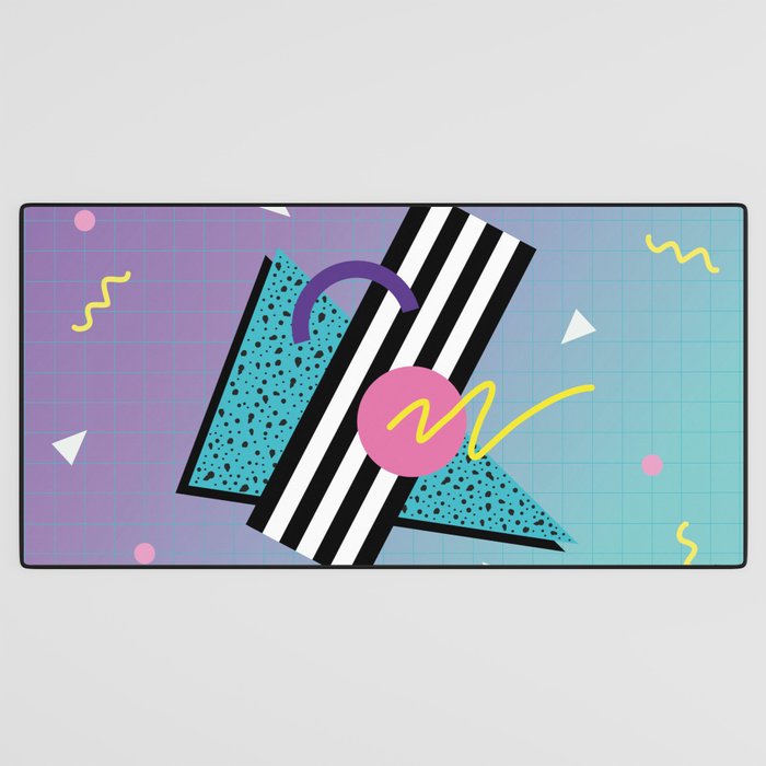 Memphis pattern 58 - 80s / 90s Retro Desk Mat Gallery Image 3