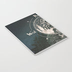Mountains Compass Milky Way Woods Gold Notebook Gallery Image 3