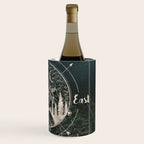 Mountains Compass Milky Way Woods Gold Wine Chiller Gallery Image 3
