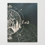 Mountains Compass Milky Way Woods Gold Notebook Gallery Image 4