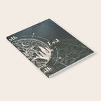 Mountains Compass Milky Way Woods Gold Notebook Gallery Image 2