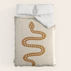 Minimal Snake - Desert Orange II Comforter Gallery Image 6