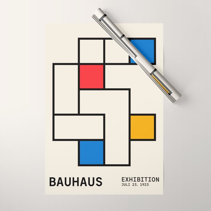 Bauhaus Blocks Wrapping Paper Gallery Image 1